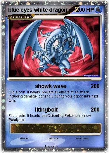 Pokemon blue eyes white dragon