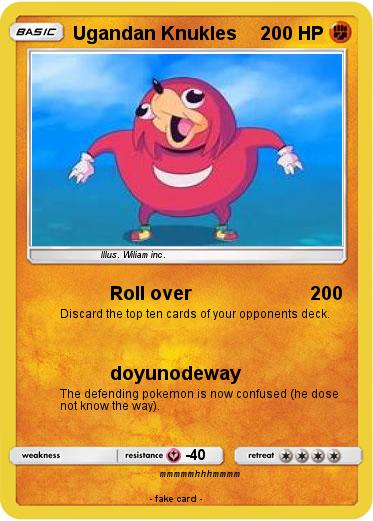 Pokemon Ugandan Knukles
