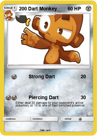 Pokemon 200 Dart Monkey