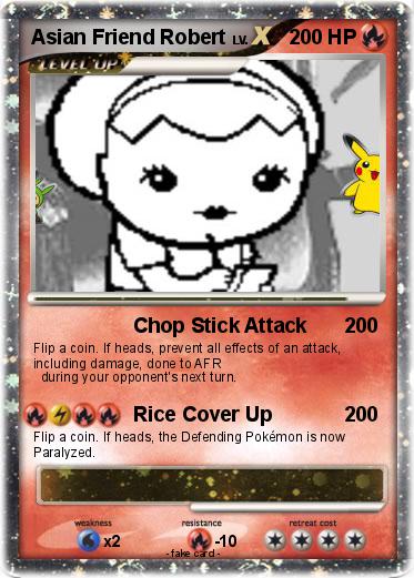 Pokemon Asian Friend Robert