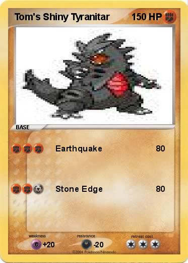 Pokemon Tom's Shiny Tyranitar