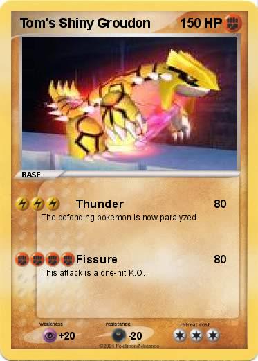Pokemon Tom's Shiny Groudon