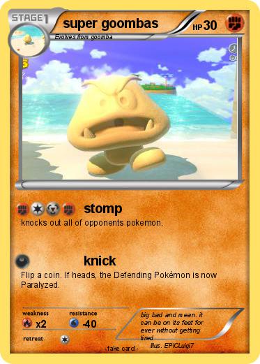 Pokemon super goombas
