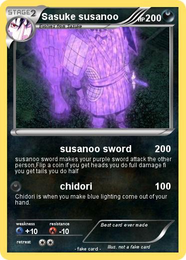 Pokemon Sasuke susanoo