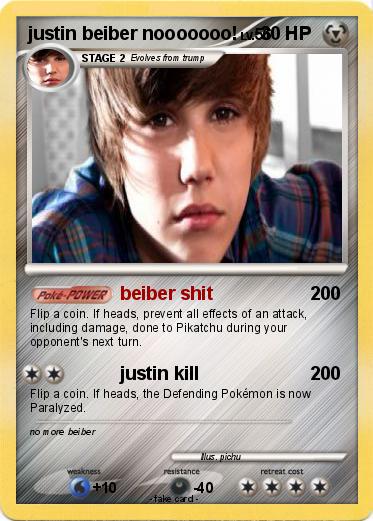 Pokemon justin beiber nooooooo!