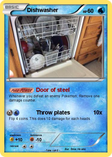 Pokemon Dishwasher