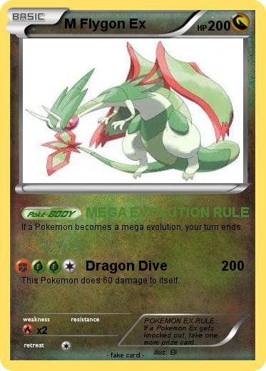 Pokemon M Flygon Ex