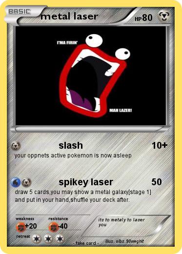 Pokemon metal laser