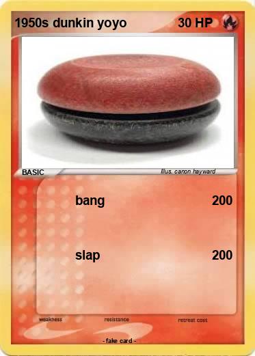 Pokemon 1950s dunkin yoyo