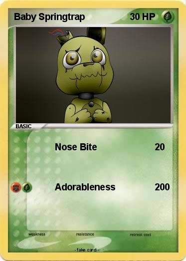 Pokemon Baby Springtrap