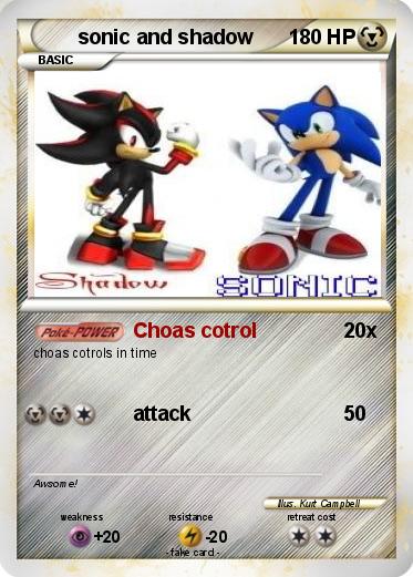 Pokemon sonic and shadow