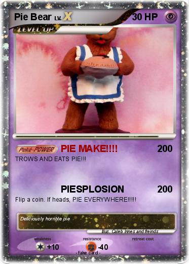 Pokemon Pie Bear