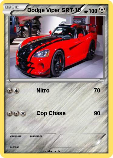 Pokemon Dodge Viper SRT-10