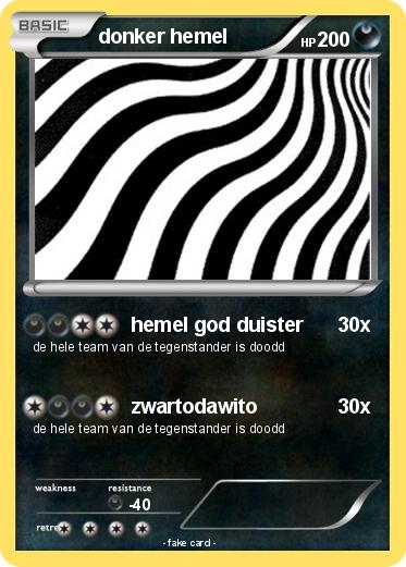 Pokemon donker hemel