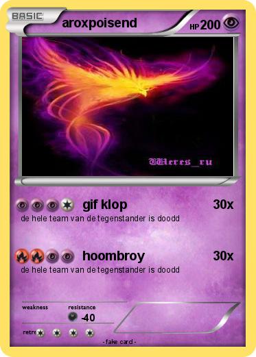 Pokemon aroxpoisend
