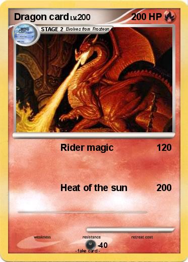 Pokemon Dragon card