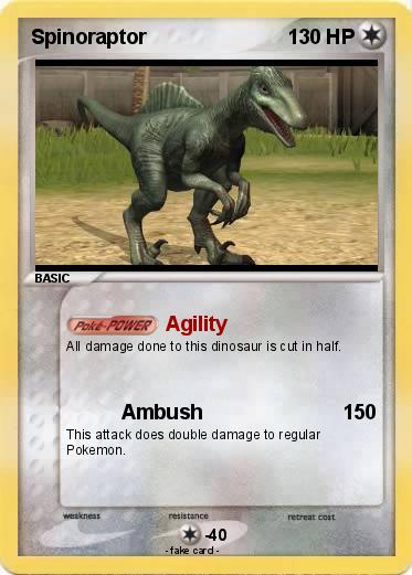 Pokemon Spinoraptor