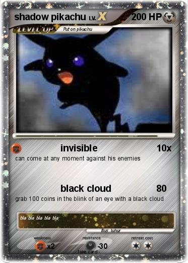 Pokemon shadow pikachu