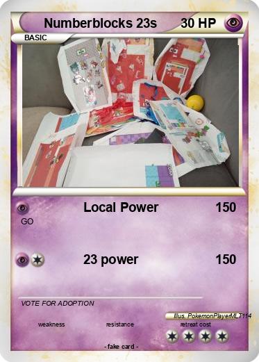 Pokemon Numberblocks 23s