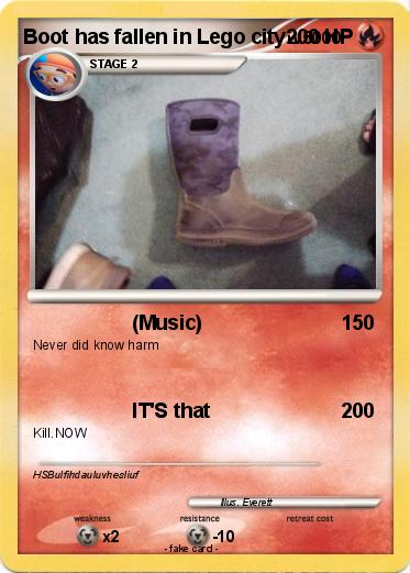 Pokemon Boot has fallen in Lego city