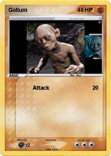 Pokemon Gollum