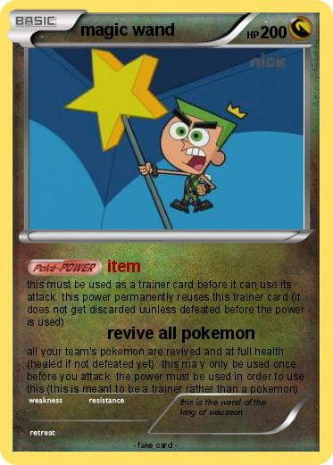 Pokemon magic wand