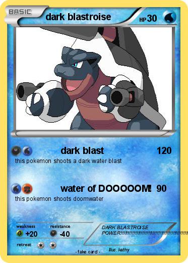 Pokemon dark blastroise