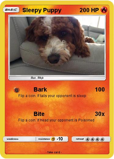 Pokemon Sleepy Puppy