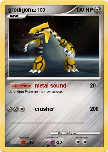 Pokemon grodigon