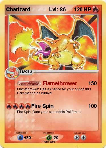 Pokemon Charizard             Lvl: 86
