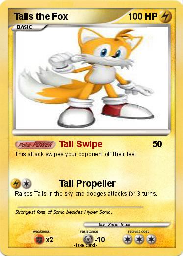 Pokemon Tails the Fox