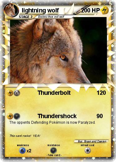 Pokemon lightning wolf