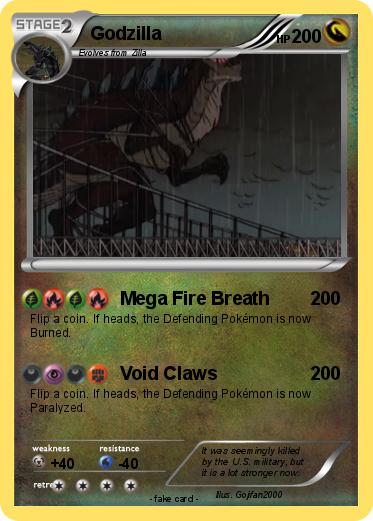 Pokemon Godzilla