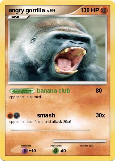 Pokemon angry gorrilla