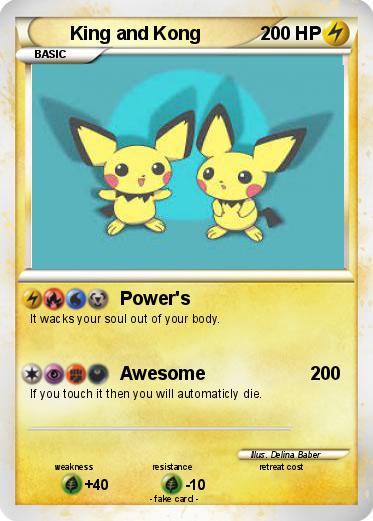 Pokemon King and Kong