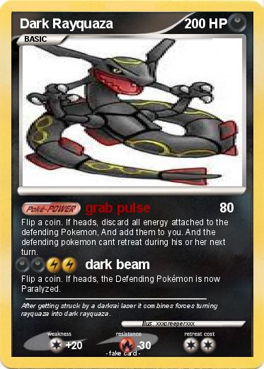 Pokemon Dark Rayquaza