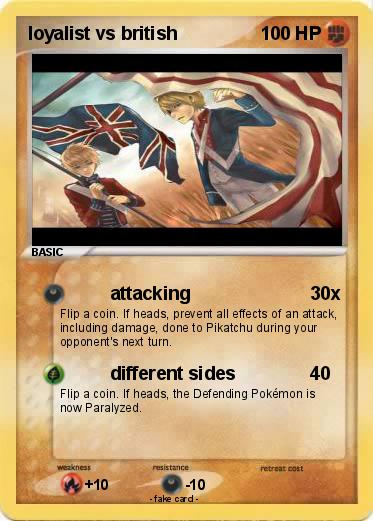 Pokemon loyalist vs british
