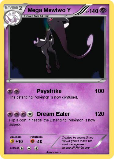 Pokemon Mega Mewtwo Y
