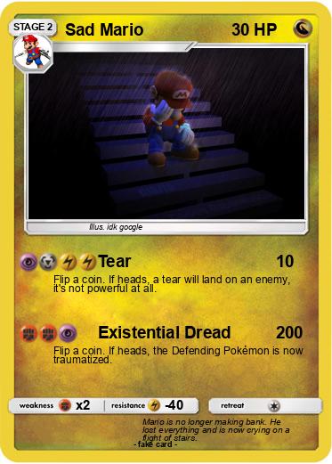 Pokemon Sad Mario
