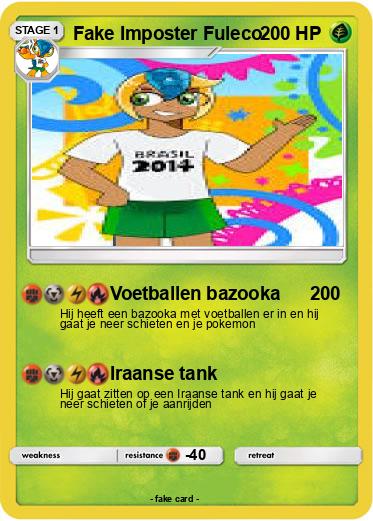 Pokemon Fake Imposter Fuleco