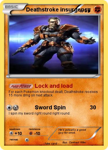 Pokemon Deathstroke insurgency