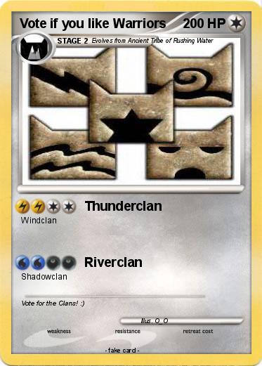 Pokemon Vote if you like Warriors