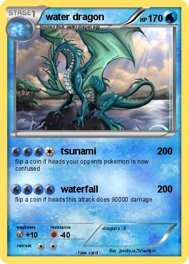 Pokemon water dragon