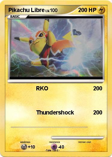 Pokemon Pikachu Libre