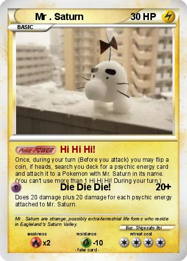 Pokemon Mr . Saturn