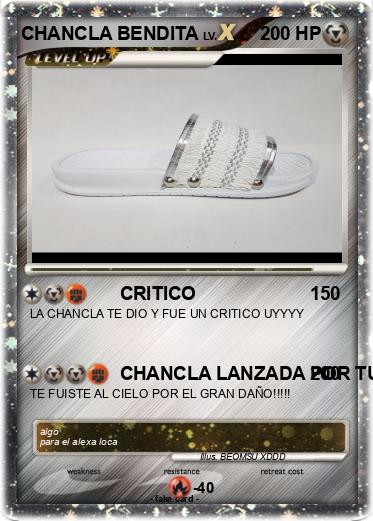 Pokemon CHANCLA BENDITA