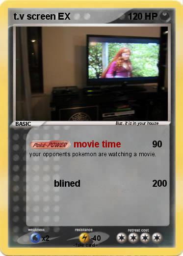 Pokemon t.v screen EX