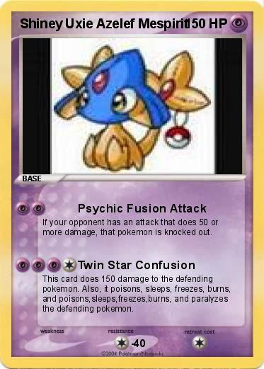 Pokemon Shiney Uxie Azelef Mespirit