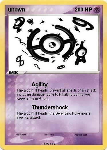 Pokemon unown