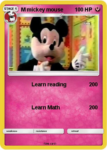 Pokemon M mickey mouse